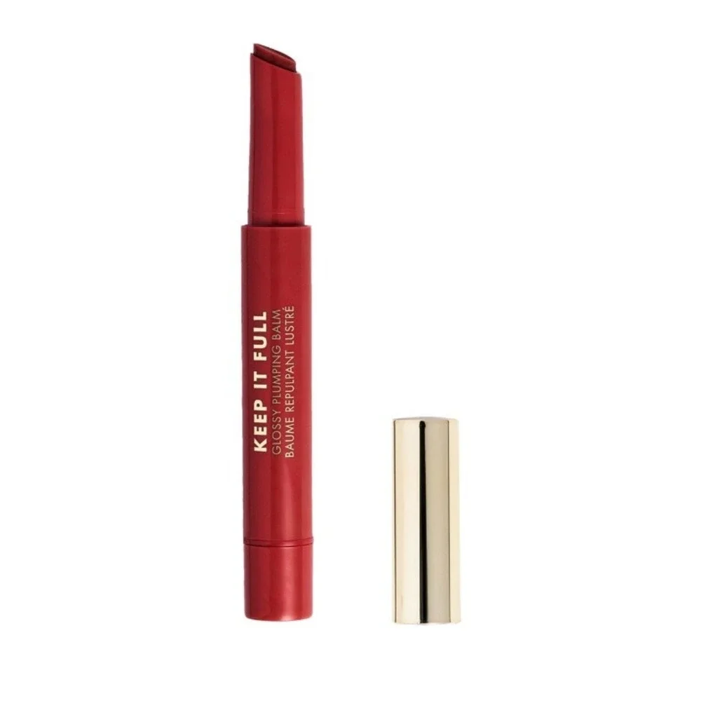 Milani Keep It Full Glossy Plumping Balm Lip Gloss 200 Chili 0.07oz Brown Red